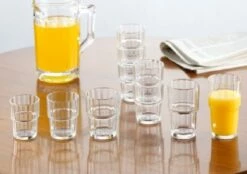 6 X Saftglas NORVEGE, Inhalt: 0,2 Liter, Höhe: 88 Mm, Durchmesser: 72 Mm, Stapelbar, Arcoroc. -ARCOROC Geschäft 08d08f31 efec 44b6 bbf4 ffb4fd91a440