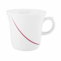 6 X Seltmann Obere Zur Milchkaffeetasse, Form: Laguna, Dekor: 34622 Bordeaux Flanken -ARCOROC Geschäft 0c35889b 687e 4cf6 bf92 1a26f42190f3 2