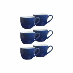 Ritzenhoff & Breker DOPPIO Espressotasse 80 Ml Indigo Blau 6er Set - A