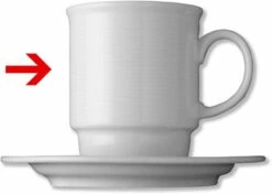 6 X Henkelbecher COMPACT, Inhalt: 0,25 Ltr., -ARCOROC Geschäft 11b71b86 4c93 4614 b2bd 0f247e0a08f4