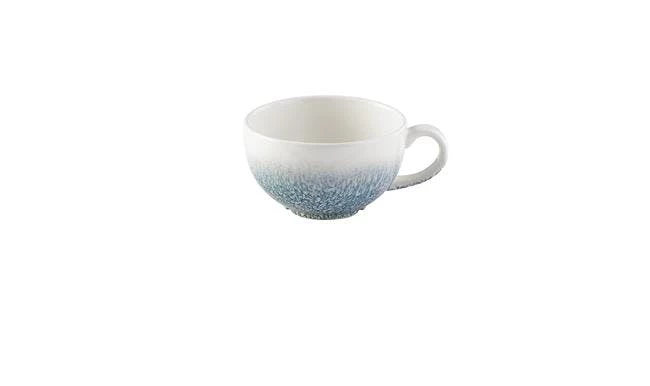 Studio Prints Raku Collection Cappucino-Tasse Topaz Blue ø9,5x(H)5,5cm 227ml Blau, Ohne Untertasse (12 Stück) Von CHEFGASTRO 4 Studio Prints Raku Collection Cappucino-Tasse Topaz Blue ø9,5x(H)5,5cm 227ml Blau, Ohne Untertasse (12 Stück) Von CHEFGASTRO – Bild 2