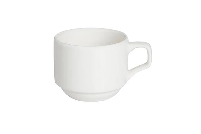 Tasse Dove Stapelbar 90ml, Ohne Untertasse (6 Stück) Von CHEFGASTRO 3 Tasse Dove Stapelbar 90ml, Ohne Untertasse (6 Stück) Von CHEFGASTRO