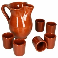 2er Set Lasierte Tonbecher 175ml Ideal Für Honigwein -ARCOROC Geschäft 1f4ec274 fd92 489d 92d3 4e76a165a6fe