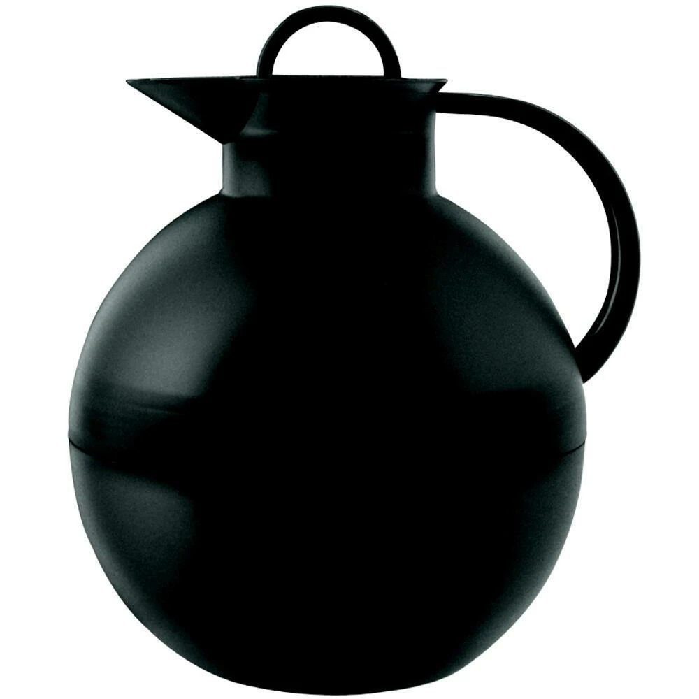 Alfi Isolierkanne Kugel, Kanne, Kaffeekanne, Drehverschluss, Pflegeleichter Kunststoff, Gefrostet, Schwarz, 0.94 Liter, 115020094 3 Alfi Isolierkanne Kugel, Kanne, Kaffeekanne, Drehverschluss, Pflegeleichter Kunststoff, Gefrostet, Schwarz, 0.94 Liter, 115020094