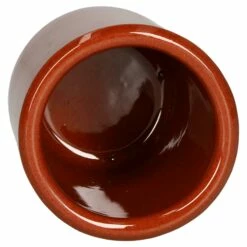 7tlg. Tongeschirr Set Tonkrug 0,5L + 6 Tonbecher 50ml Braun Glasiert - 99546 + 6x 12970 -ARCOROC Geschäft 2b600293 2cd9 419a 99e3 ce811d0937e4