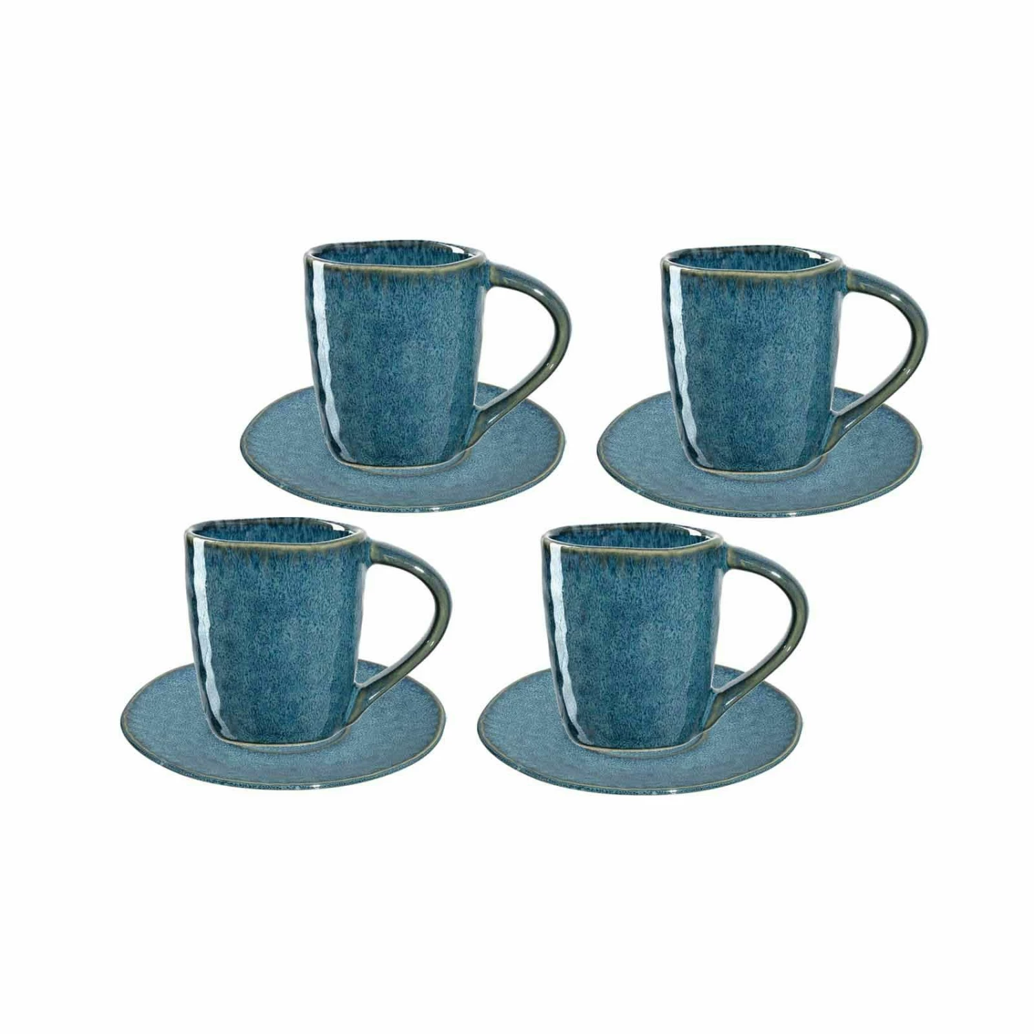 Leonardo MATERA Espresso Set Blau 8-teilig 3 Leonardo MATERA Espresso Set Blau 8-teilig