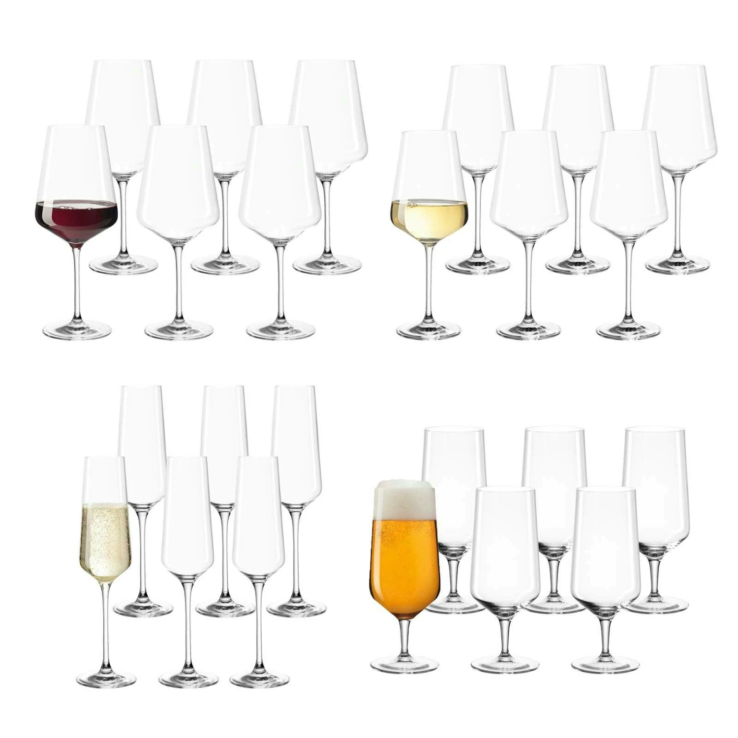Leonardo PUCCINI Gläserset Bier, Sekt, Wein 30-tlg. 6 Leonardo PUCCINI Gläserset Bier, Sekt, Wein 30-tlg. – Bild 4