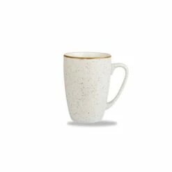 Stonecast Becher Barley White (H)11cm 340ml Weiß (12 Stück) Von CHEFGASTRO