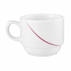 6 X Seltmann Obere Zur Milchkaffeetasse, Form: Laguna, Dekor: 34622 Bordeaux Flanken -ARCOROC Geschäft 3a6d378d 72ff 48a7 ab63 0f4eb94559da