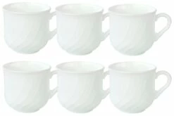 12er Set Kaffeetasse 23,5 Cl Mit Untertasse 15,5cm Ebro Aus Opal-Hartglas -ARCOROC Geschäft 3bd3d637 82cf 4a08 ae30 571f06d1d576