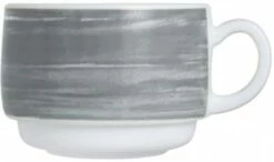 12x Kaffeeobertasse 0,19 L Aus Opalglas Form BRUSH - Darkblue / Dunkelblau Von Arcoroc -ARCOROC Geschäft 468c4aa2 fc0f 4371 a78d bae620c31b45 2