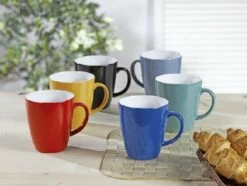 6 X Henkelbecher Inhalt: 0,35 Ltr., Höhe: 9,6 Cm, -ARCOROC Geschäft 4878b749 e751 41ad 9d6b 8d91ade535be