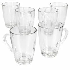 6er Set Glasbecher Nordic 200ml