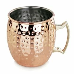 WAS Germany Moscow Mule Becher, 0.414L, Gehämmert, Kupferoptik (2030414)