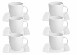 12er Set Kaffeetasse 23,5 Cl Mit Untertasse 15,5cm Ebro Aus Opal-Hartglas -ARCOROC Geschäft 58374d3a a219 4ff7 a907 ca66e560744f