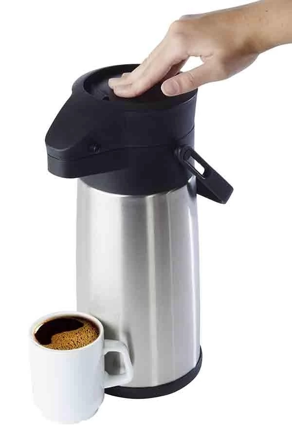 APS Pump-Isolierkanne/Pump-Warmhaltekanne/Pump-Thermoskanne -BUDGET- Ø 13,5 Cm, H: 32,5 Cm 9 APS Pump-Isolierkanne/Pump-Warmhaltekanne/Pump-Thermoskanne -BUDGET- Ø 13,5 Cm, H: 32,5 Cm – Bild 7