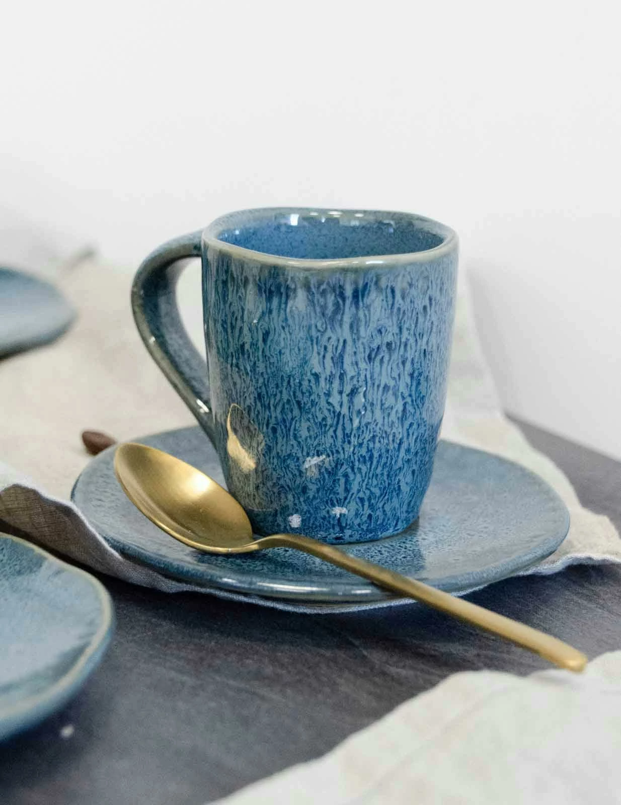 Leonardo MATERA Espresso Set Blau 8-teilig 9 Leonardo MATERA Espresso Set Blau 8-teilig – Bild 7