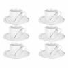 6er Set Espressotasse Mit Espressountertasse Phönix Porzellan Weiß Mit Dekor -ARCOROC Geschäft 6011bb7c 6b2b 4264 9ad3 ef26a05cccbd