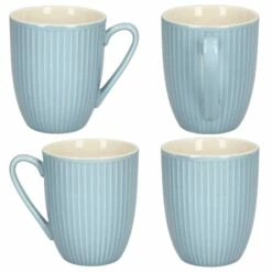 4er Set Kaffeebecher Relief Blau Julia 330ml Ritzenhoff & Breker - 404173 -ARCOROC Geschäft 6332df43 1d30 4d5c b445 91016d9d9852