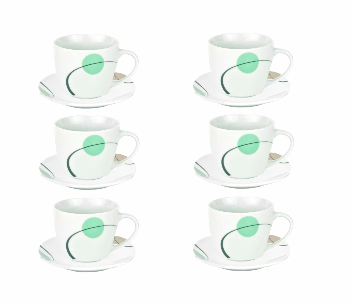 6er Set Espressotasse Mit Untertasse Black Flower 7 6er Set Espressotasse Mit Untertasse Black Flower – Bild 5