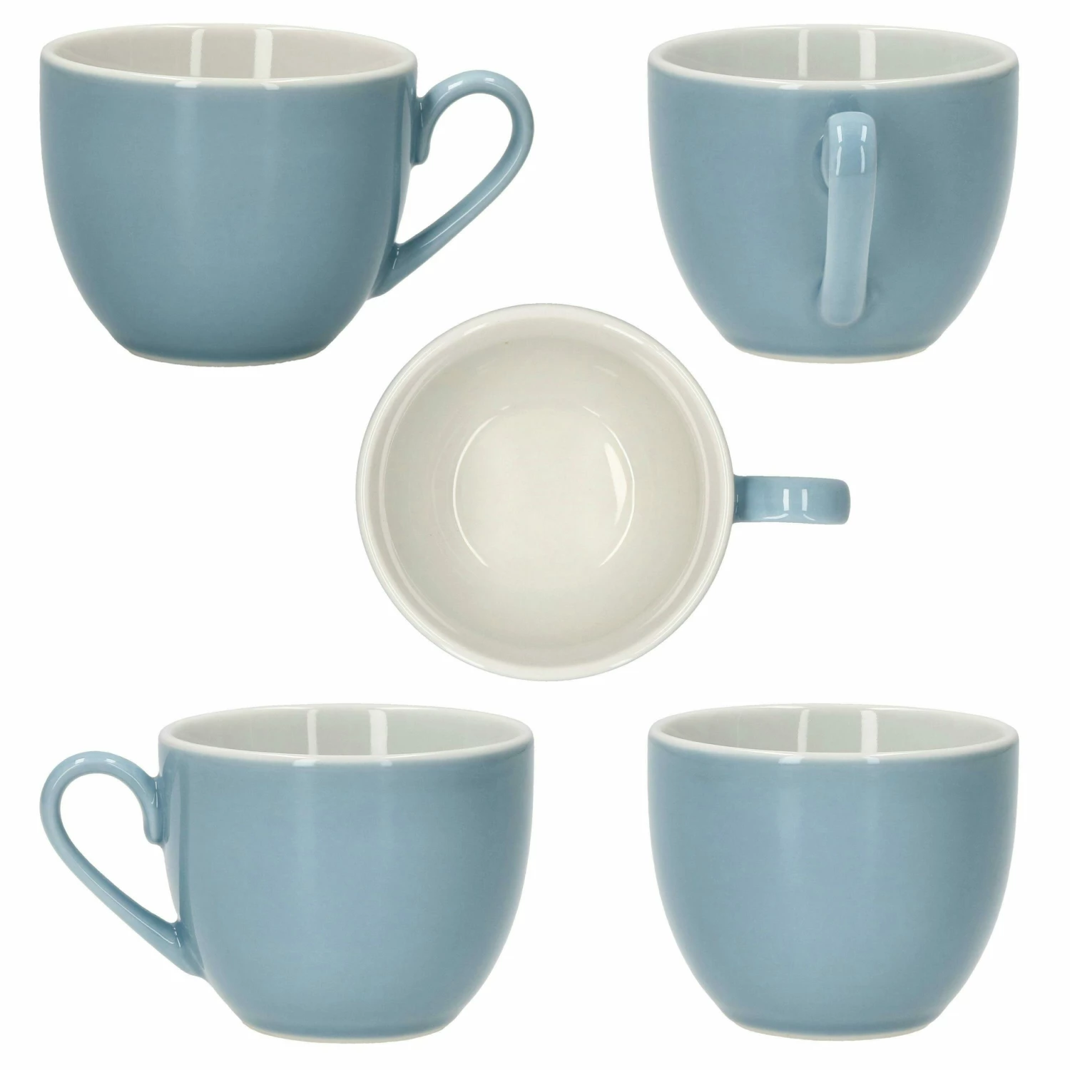 4er Set Nordic Blau Doppio Espresstassen Mit Untertassen - 406474 + 406481 9 4er Set Nordic Blau Doppio Espresstassen Mit Untertassen - 406474 + 406481 – Bild 7