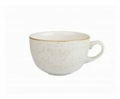 6 X Milchkaffeetasse 0,5l STONECAST Barley White