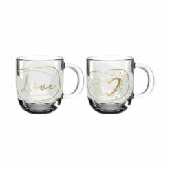 Leonardo PRESENTE Tasse "Love" 400 Ml 2er Set