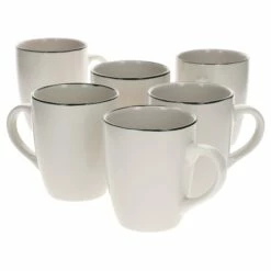 6er Set Kaffeebecher 430ml Campo Creme