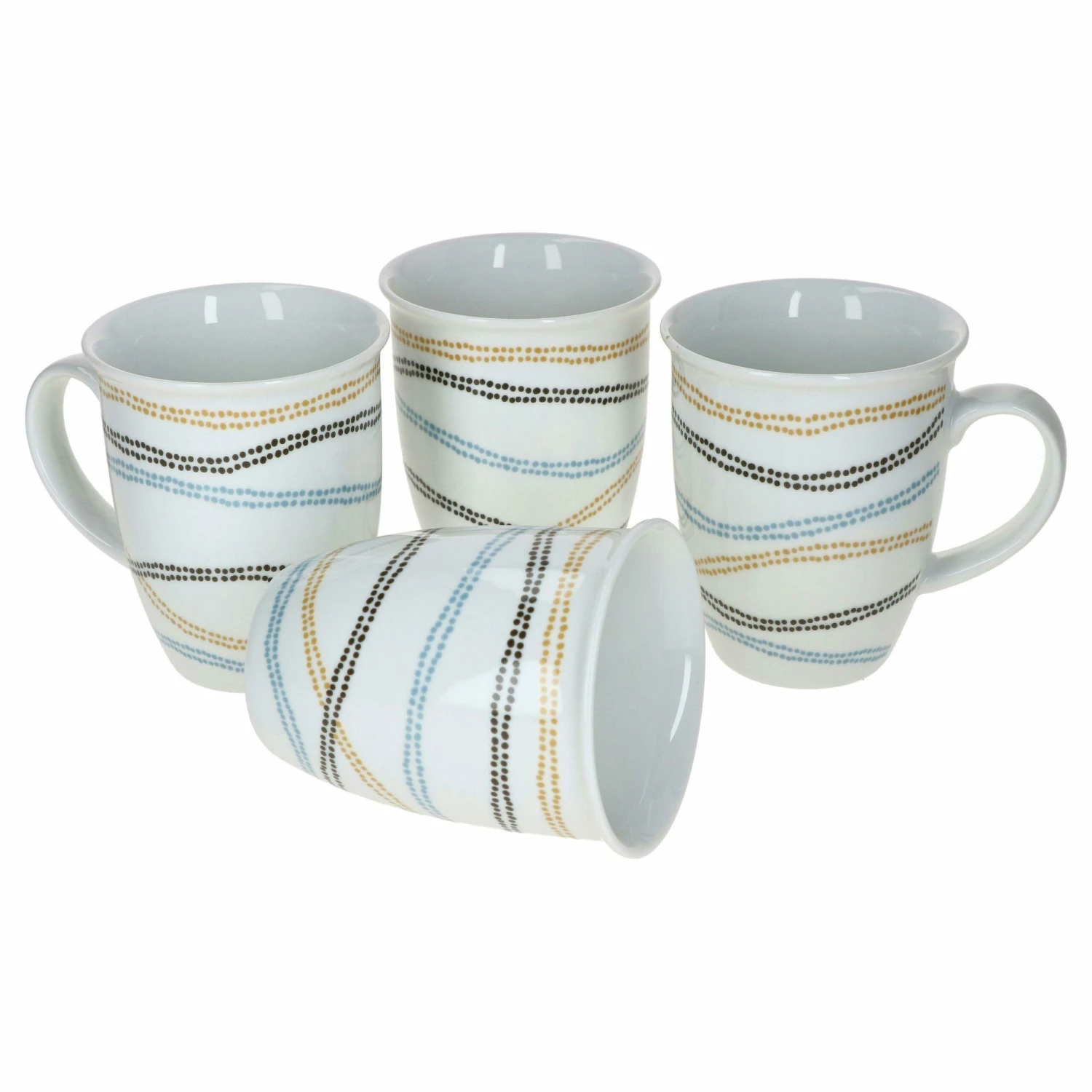 4er Set Kaffeebecher Gelb Brazil 320ml Ritzenhoff & Breker - 409321 4 4er Set Kaffeebecher Gelb Brazil 320ml Ritzenhoff & Breker - 409321 – Bild 2