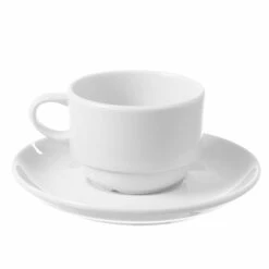 Tasse Bianco Stapelbar Mit Untertasse 90ml (12 Stück) Von CHEFGASTRO 12 Tasse Bianco Stapelbar Mit Untertasse 90ml (12 Stück) Von CHEFGASTRO -ARCOROC Geschäft ac69a0ab 6d7c 433a 8cca 327784fcd09c 1