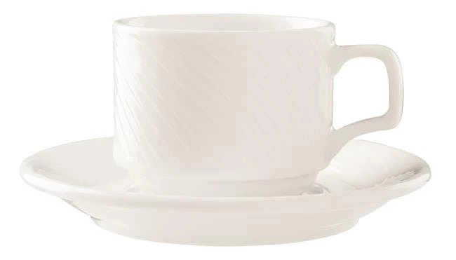 Tasse Storm Stapelbar 75ml, Ohne Untertasse (6 Stück) Von CHEFGASTRO 4 Tasse Storm Stapelbar 75ml, Ohne Untertasse (6 Stück) Von CHEFGASTRO – Bild 2