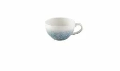 Studio Prints Raku Collection Cappucino-Tasse Topaz Blue ø9,5x(H)5,5cm 227ml Blau, Ohne Untertasse (12 Stück) Von CHEFGASTRO