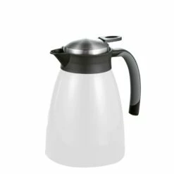 Isolierkanne GLACE, Inhalt: 1,5 Liter, Doppelwandiger Edelstahl, Weiß Lackiert, -ARCOROC Geschäft e9004f52 5400 4fda ba90 e62f76519fa1 4