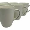 Becher Kaffeetassen Teetassen Tassen Mit Henkel Geschirr Service Kaffeeset Porzellan 6 Personen Weiß Schwarz 6er Set Bonna Madera Mint Cosmos Black -ARCOROC Geschäft ec5741bf 5e17 4520 b38a 769d8869a303