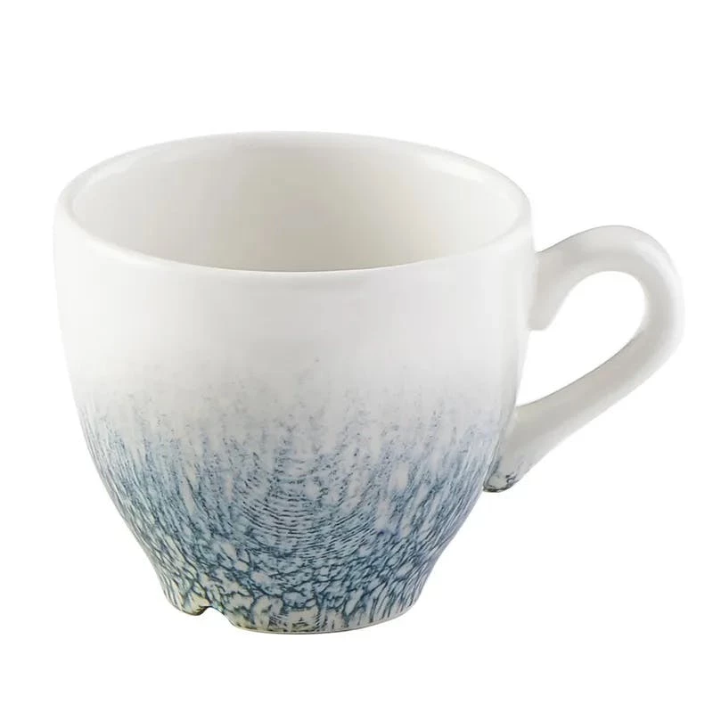Studio Prints Raku Collection Cappucino-Tasse Topaz Blue ø9,5x(H)5,5cm 227ml Blau, Ohne Untertasse (12 Stück) Von CHEFGASTRO 5 Studio Prints Raku Collection Cappucino-Tasse Topaz Blue ø9,5x(H)5,5cm 227ml Blau, Ohne Untertasse (12 Stück) Von CHEFGASTRO – Bild 3